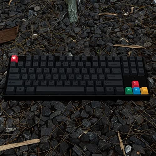 PBT Gray Japanese Keycaps - USB