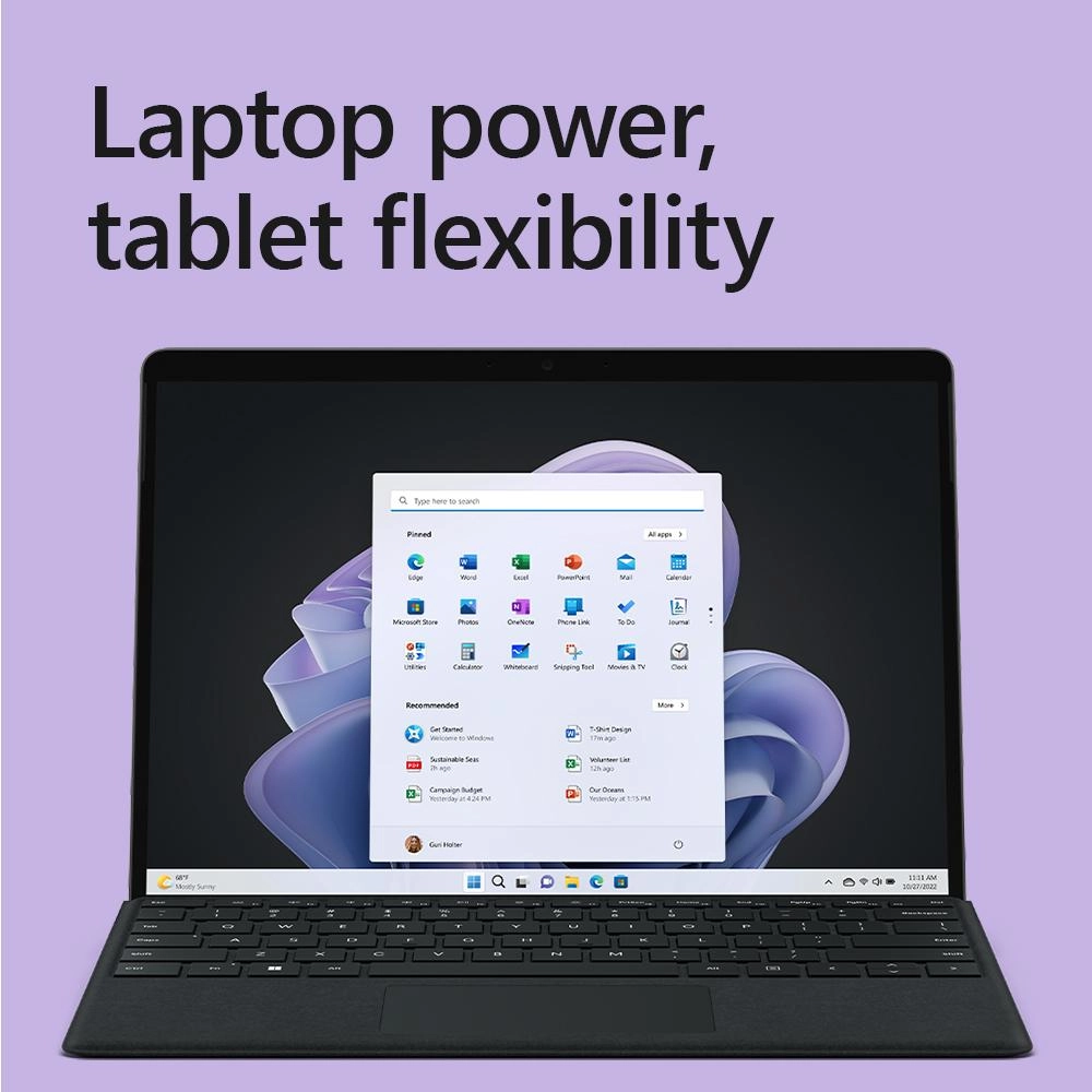 Surface Pro 9 QEZ-00029 - 13'' Core i5-1235U 8GB DDR4 256GB SSD