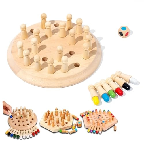 Wooden Memory Match Stick Chess