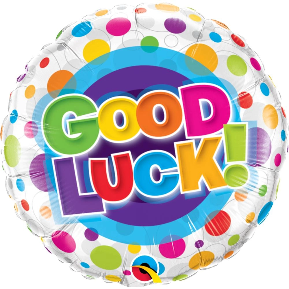 Party Zone Special Occasion Good Luck Colorful Dots Foil Balloon