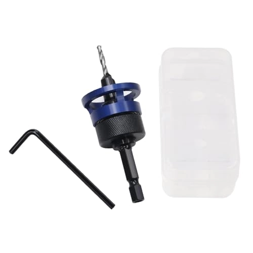 Countersink Drill Bit - 1 x Countersink Drill, 4 x Drill Bits 9.5*3.2mm
