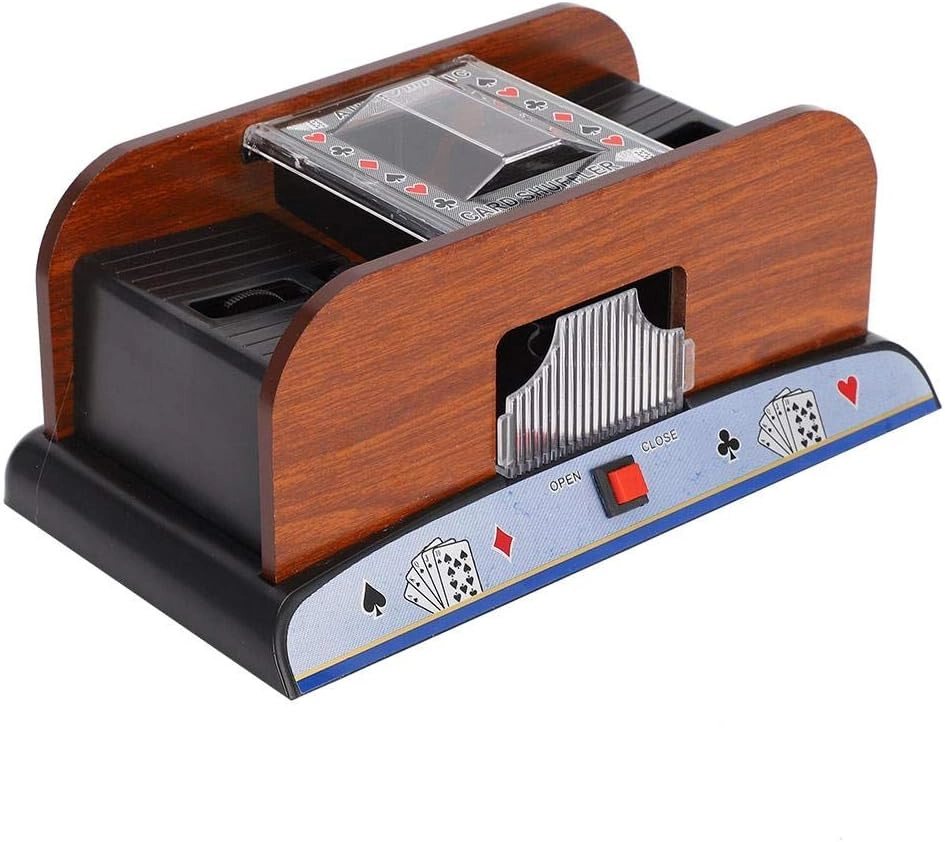 Card Shuffler - Wooden Electric Automatic