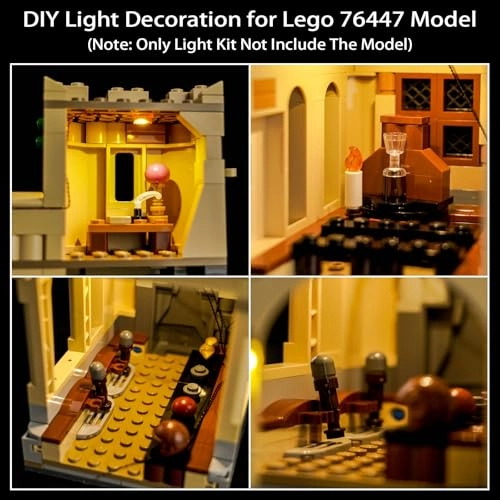 Lighting Kit 76447 - ABS for LEGO Hogwarts Castle: Flying Lessons 76447 less than 5V