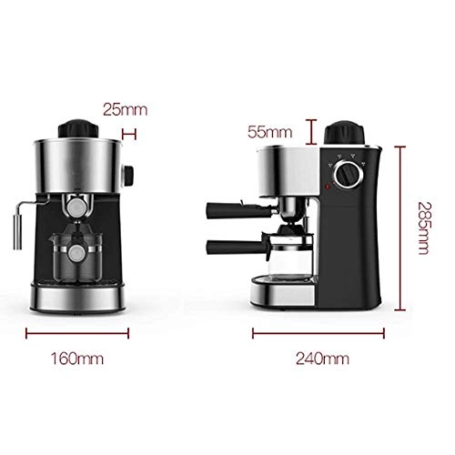 Mini Coffee Maker - 5 Cups Semi-Automatic