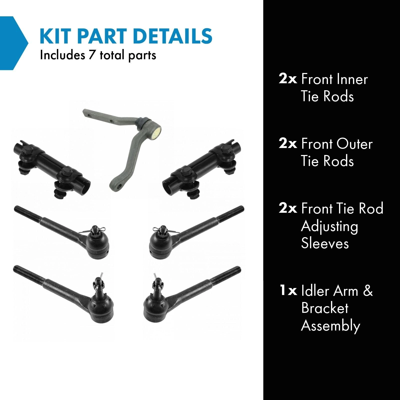 PSA72475 - 7 Piece Steering Kit