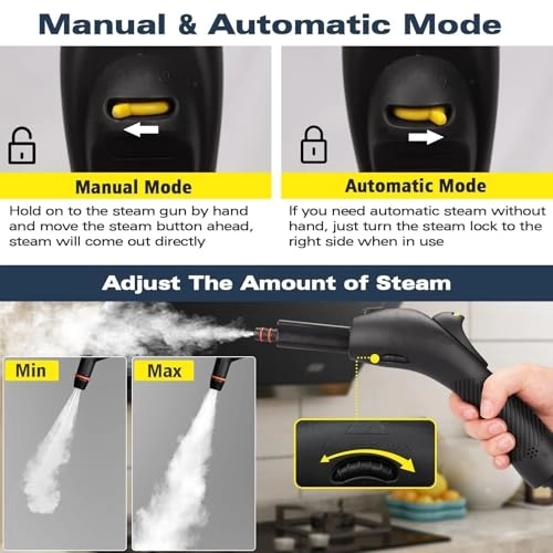 Portable Steam Cleaner - 1.1 Liters