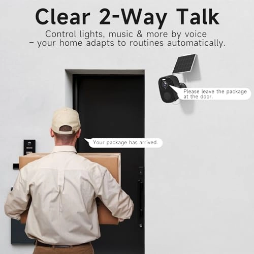 Wireless Outdoor Solar Security Camera 2K Pack