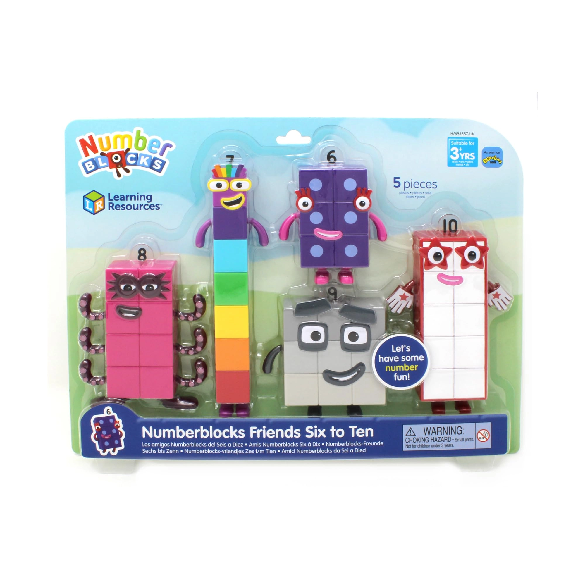 Learning Resources Numberblocks Friends Six to Ten - Aged 3 and Up 5 pieces
