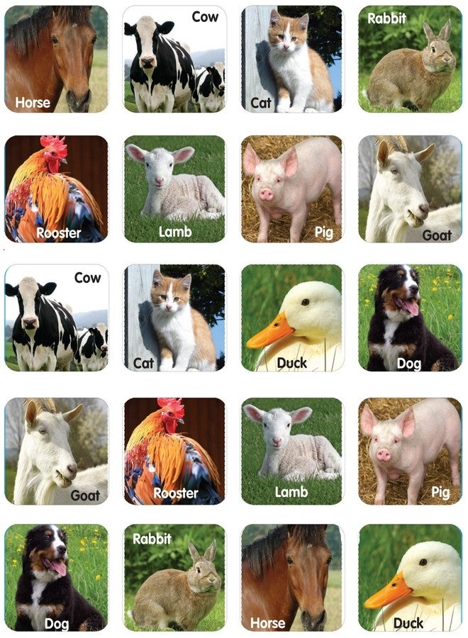 Eureka Farm Animals Sticker Book
