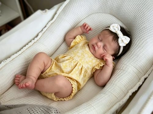 Reborn Baby Doll - 20Inch Full Body Silicone Vinyl Eyes Open Ages 3+