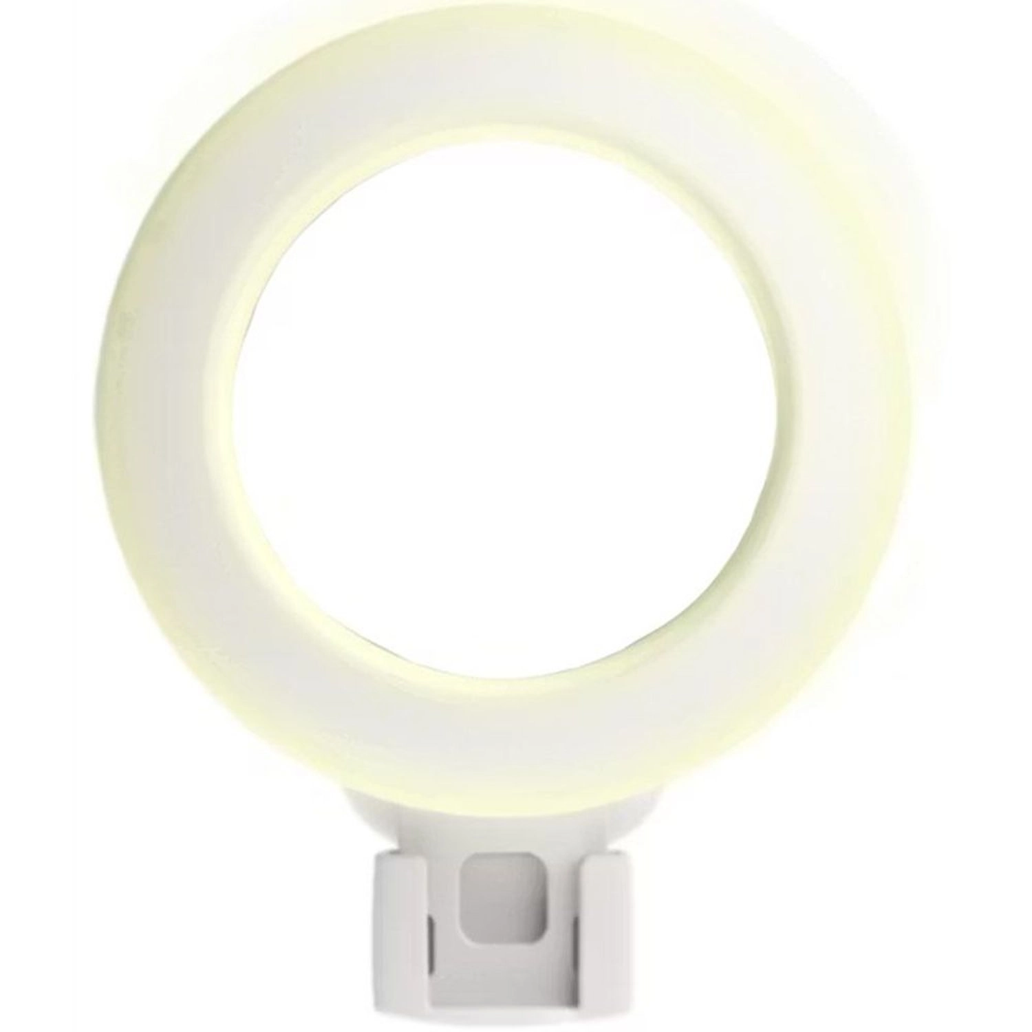 Mini Mirror Ring Light Clip - White USB-C