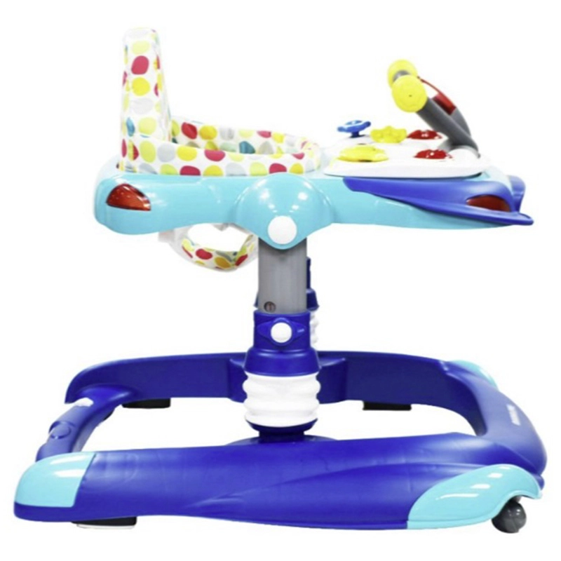 Baby Walker - 2-in-1 With Handle Blue