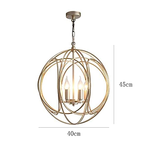 E14 Nordic Post-modern Dining Room Lamp - 40*45cm Golden