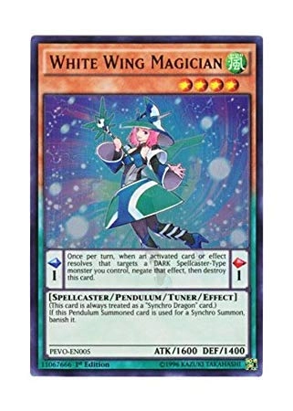Yu-Gi-Oh! White Wing Magician White Wing Sorcerer PEVO-EN005 - English 1st Edition