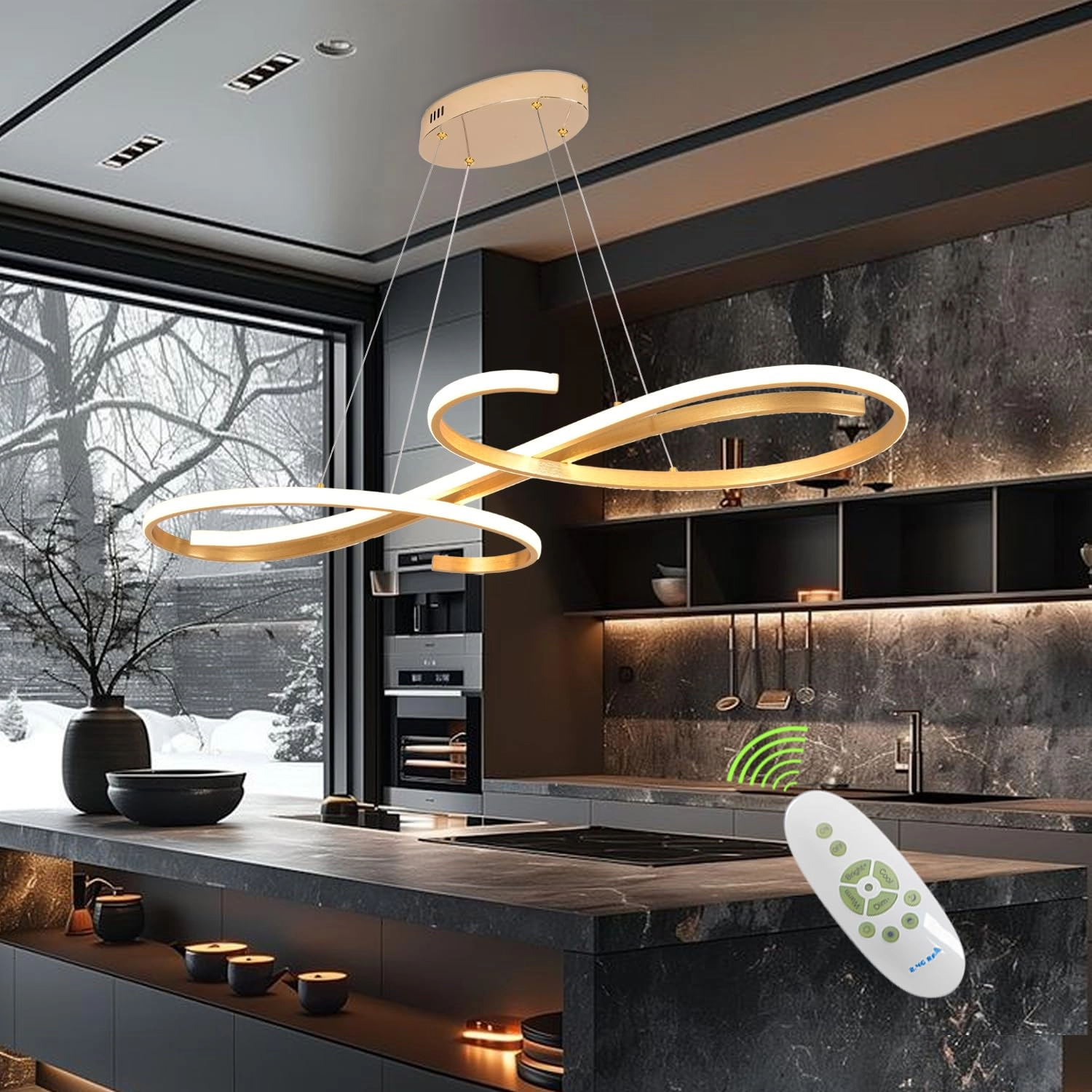 Guang Shuo Light Fixture - 3000K 6500K Dimmable