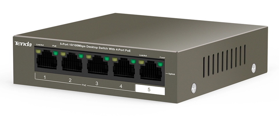 TEF1105P-4-63W - 5-ports