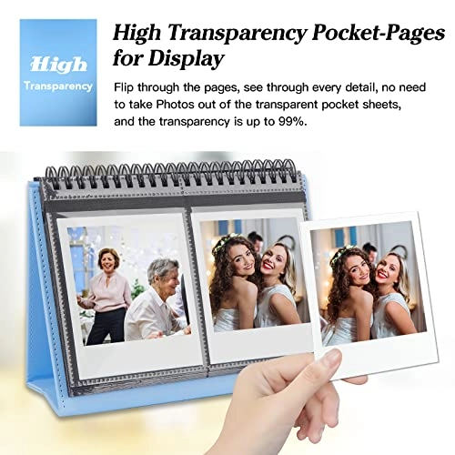 3.5x4.5" 64 Pockets Desk Calendar Album