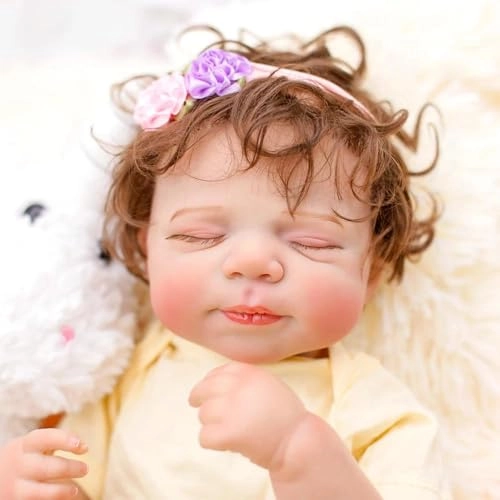 Pascale Reborn Baby Doll - 18 inch Vinyl sleeping Ages 3+