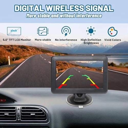 Wireless WiFi Magnetic Hitch Backup Camera - Night Vision 1080P