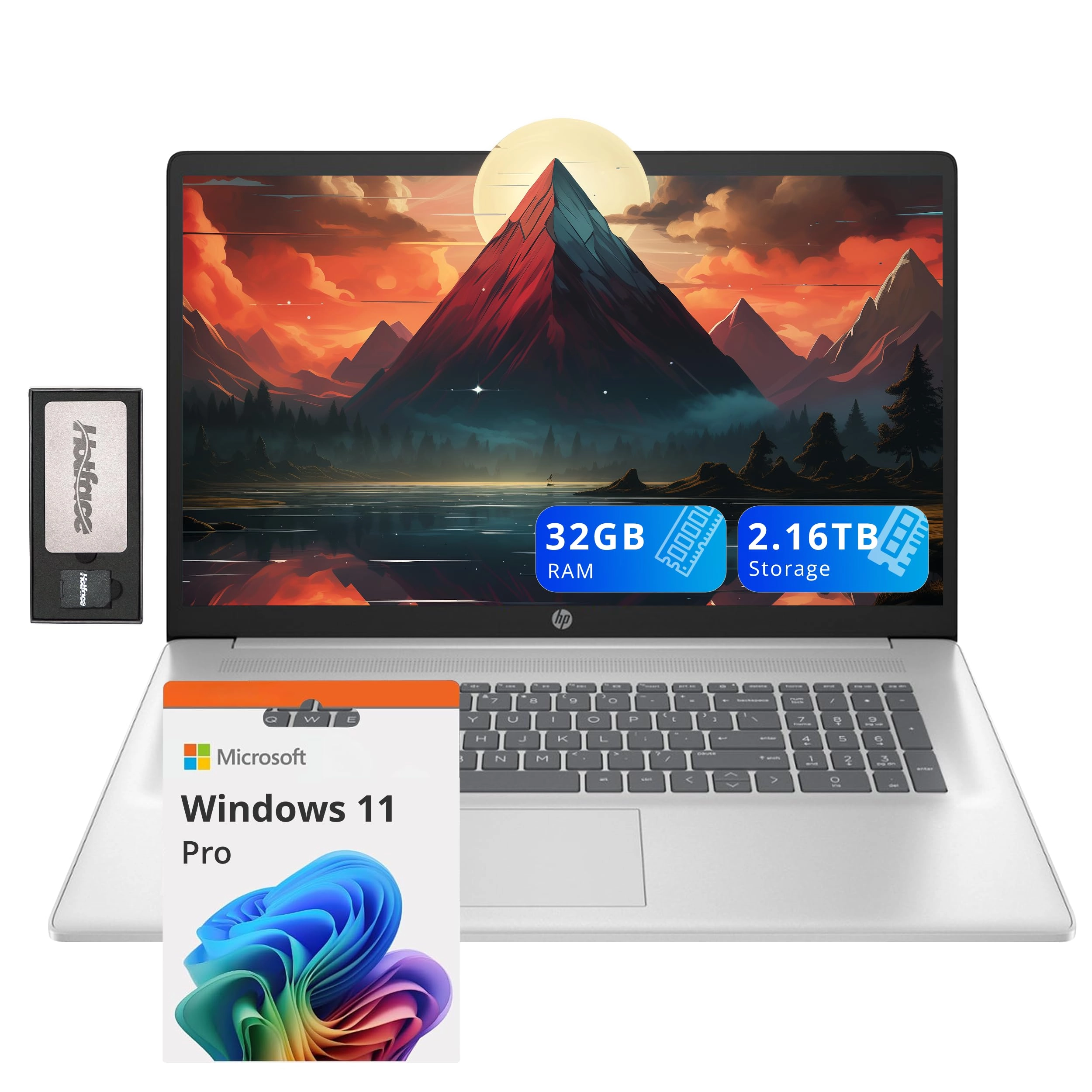 HP Laptop 17 - 17.3'' Ryzen 5-7430U 32GB DDR4 1TB SSD