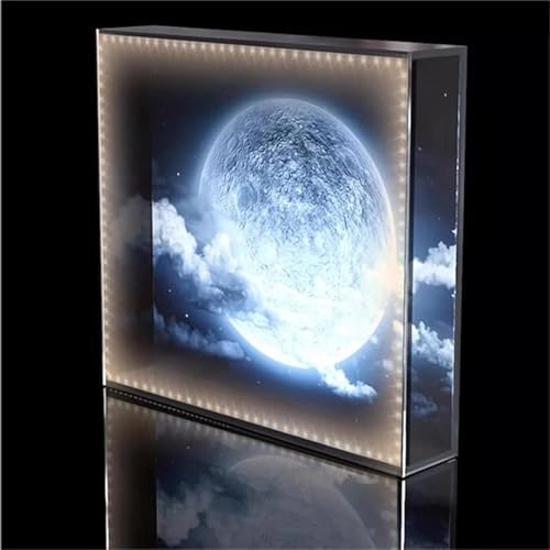 Dustproof Acrylic Display Box - Compatible with Lego 76161 Wall Mounted Matte Black