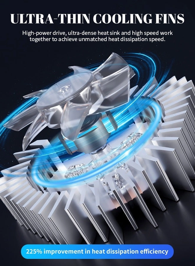 Mobile Phone Radiator - Ultra-Thin Magnetic Cooling Fan iPhone14/15/16Pro