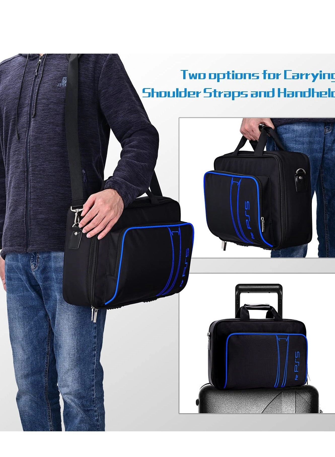 Case Storage Bag - Compatible with PS5 Controller Silicone Cover White