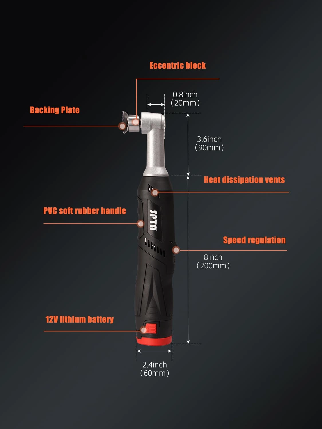Cordless Mini Polisher - 25mm 50mm 80mm