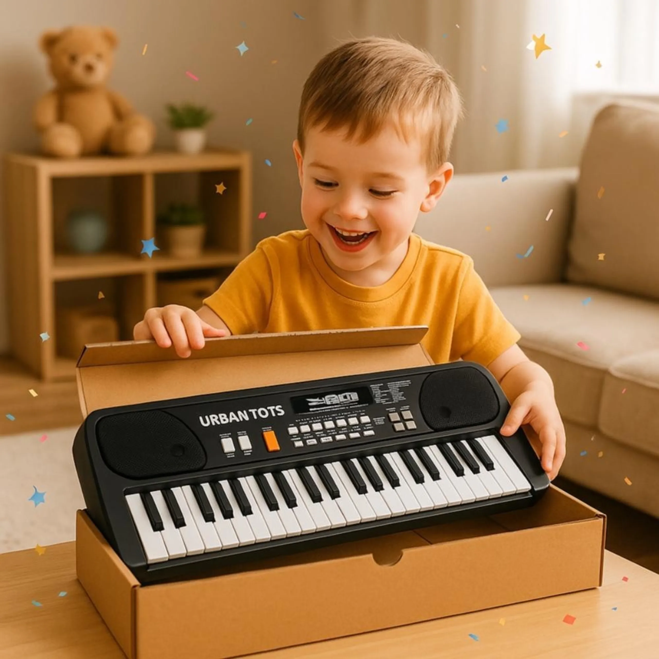 Urban Tots Big Fun Multi-Functional Piano - 3 years+