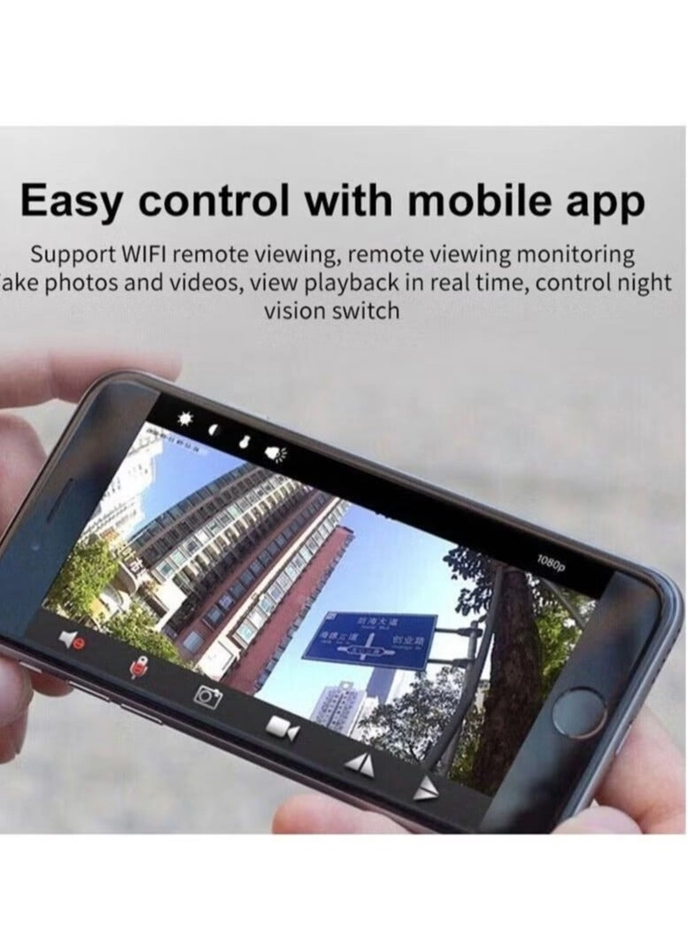 Mini WiFi Hidden Camera - 1080P Night Vision Motion Detection Bundle