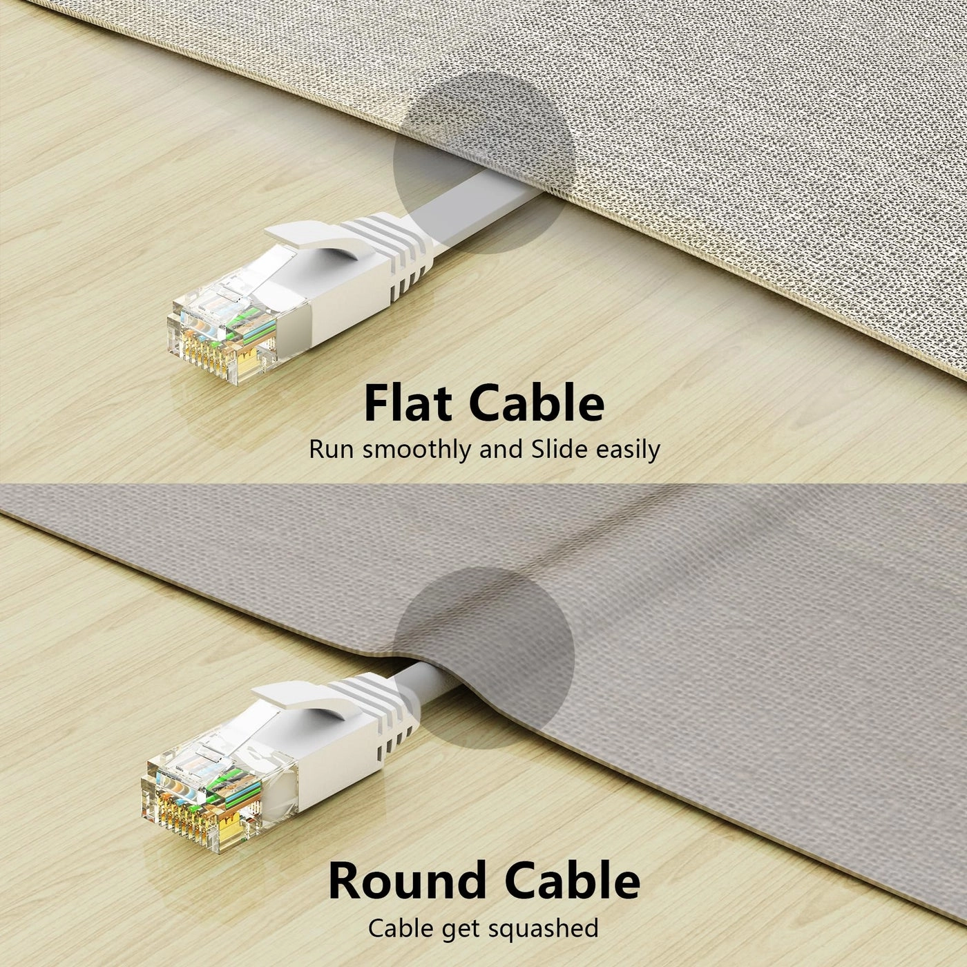 Cat 6 Ethernet Cable - 1ft Pack