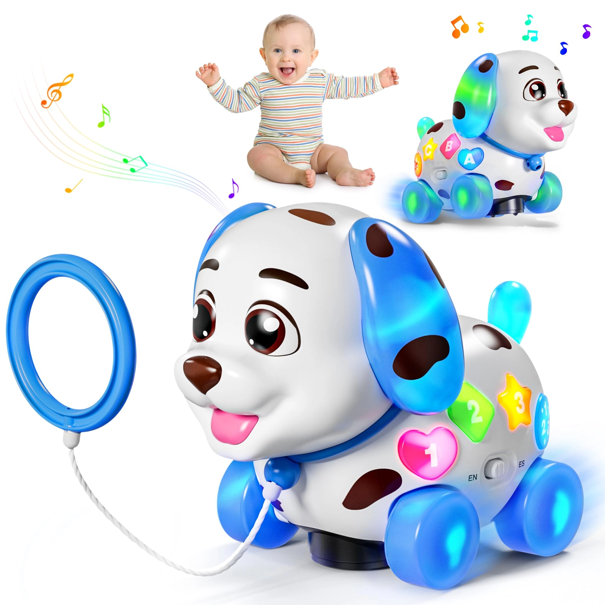 ToddlerCley Puppy Musical Toy - 6-12-18 months