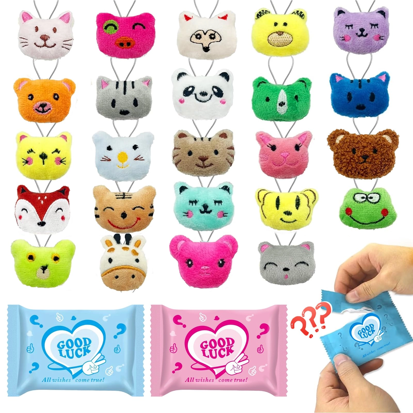 CIYOJA 24-Pack Mini Stuffed Animals Blind Bags - Multicolor