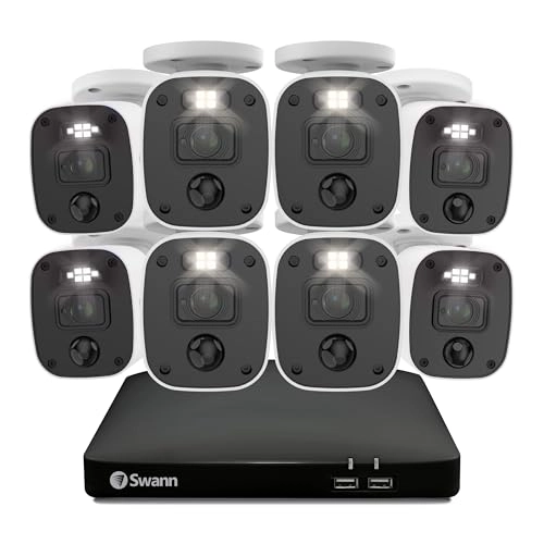 Wired DVR 4K Security Camera System - 1TB 8 Channels