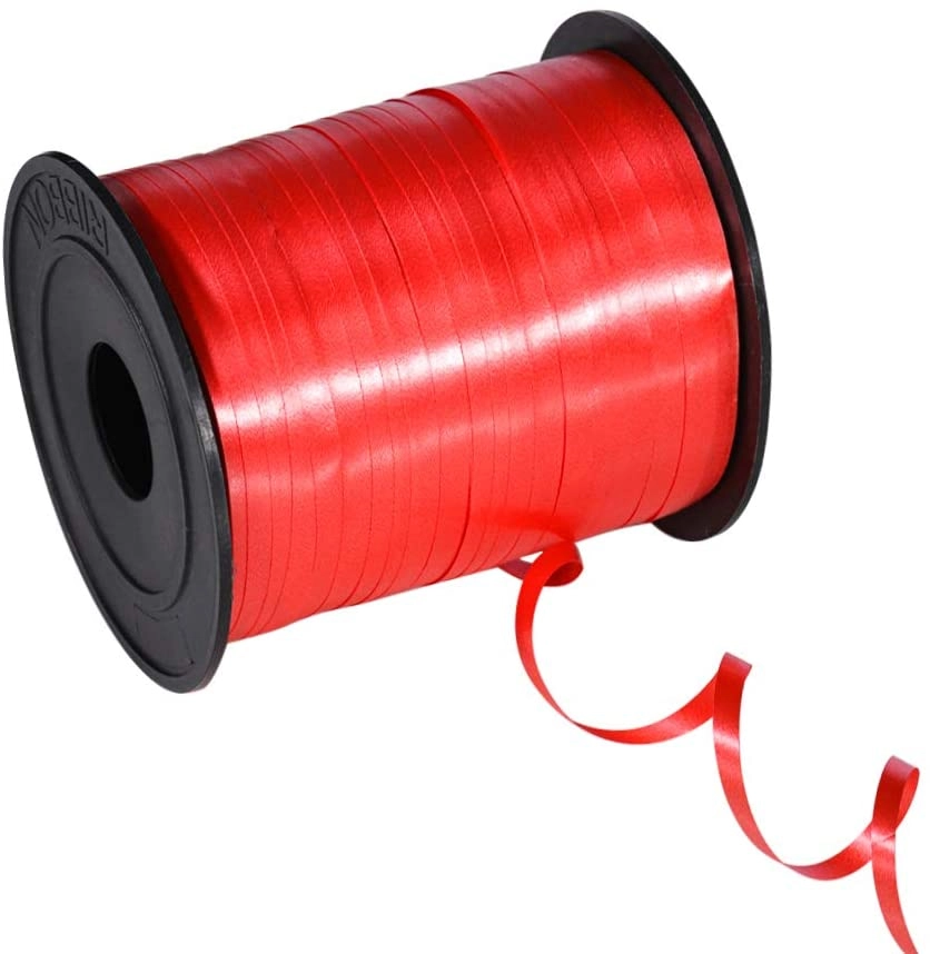 Crimped Curling Balloon Ribbon - 2 Rolls 500 Yards Light Green