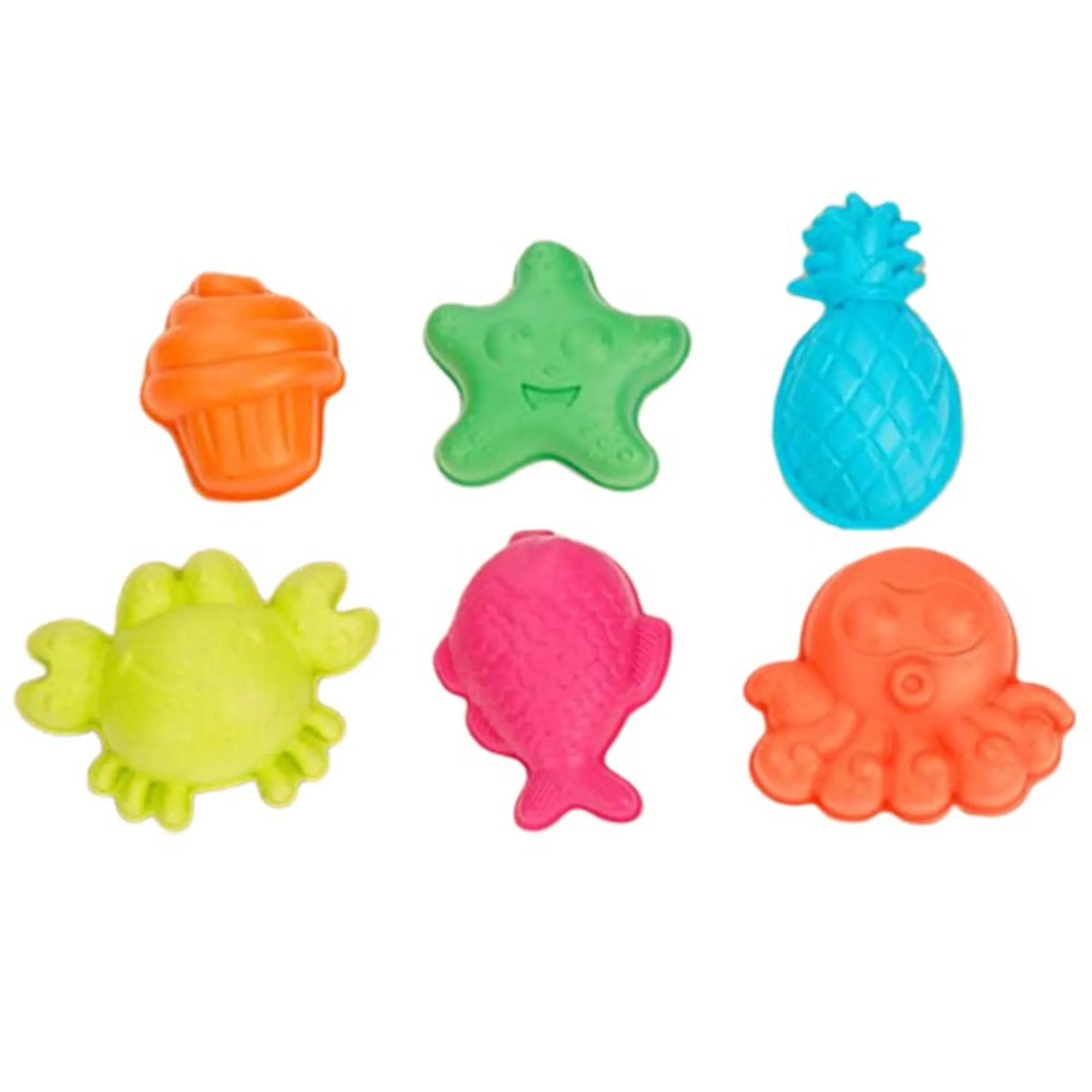 Rollup Kids Beach Toy Sea Animal - 6pc-Set