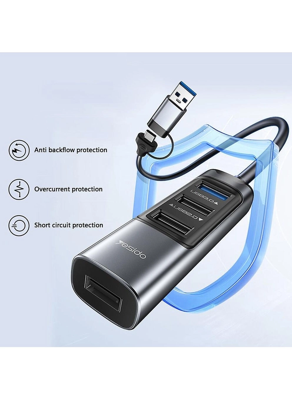 HB20 - 5-in-1 Type-C 100W PD