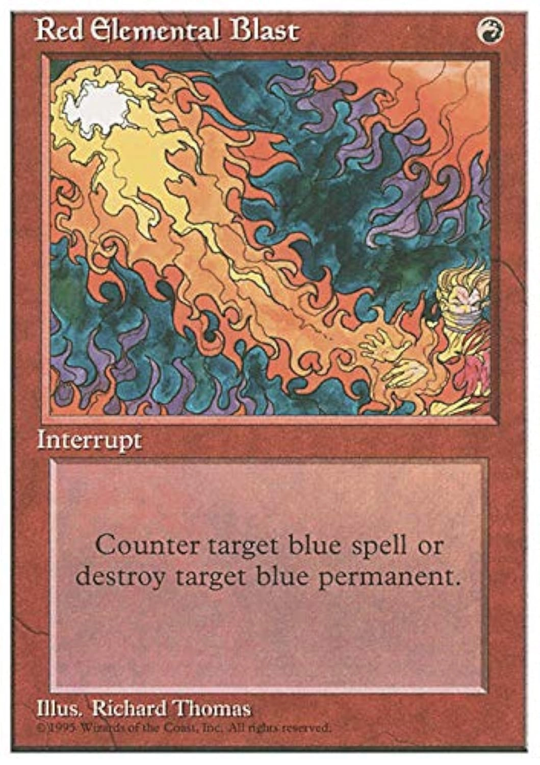 Magic: the Gathering Red Elemental Blast - Fourth Edition