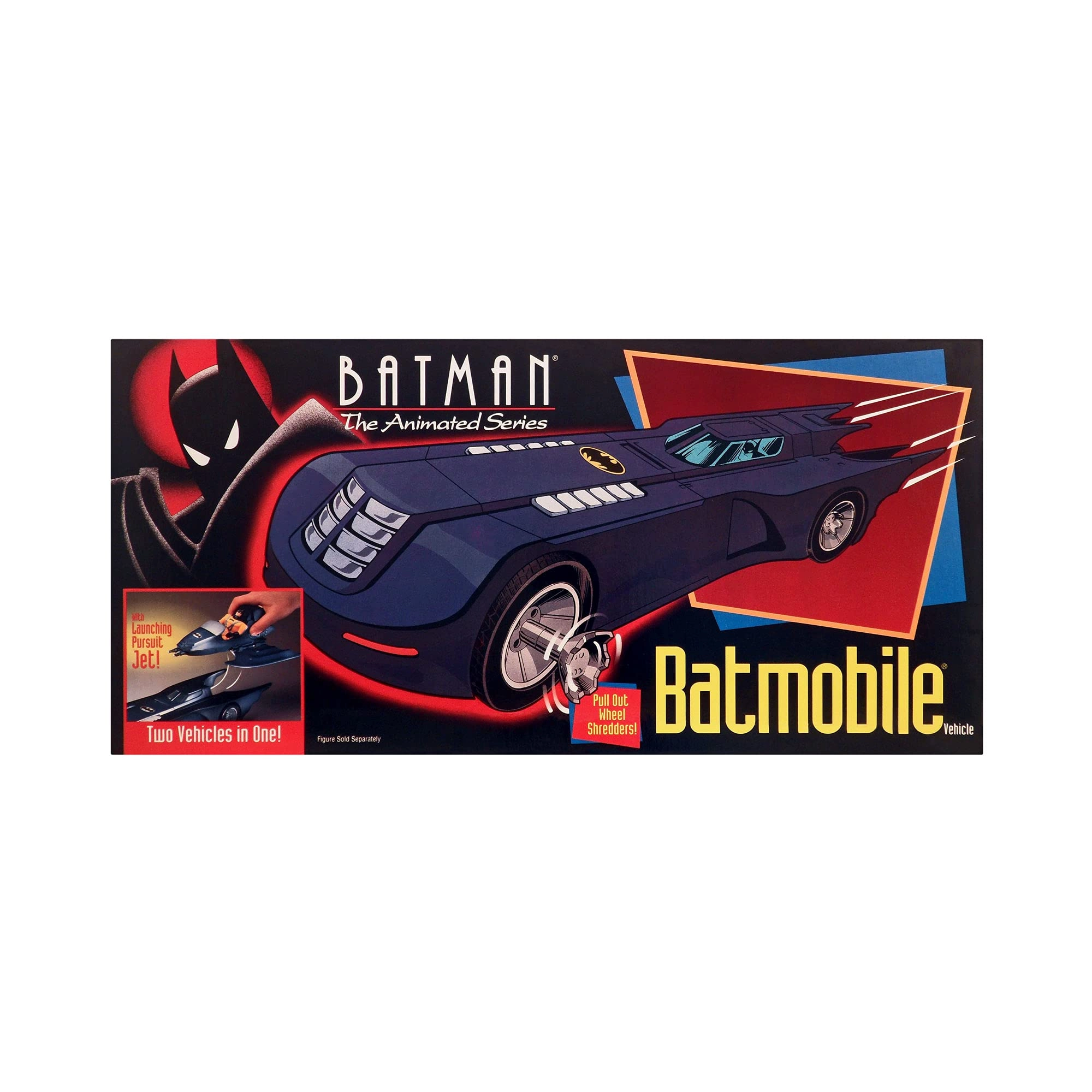 Batman Batmobile + Launching Pursuit Jet Vehicle
