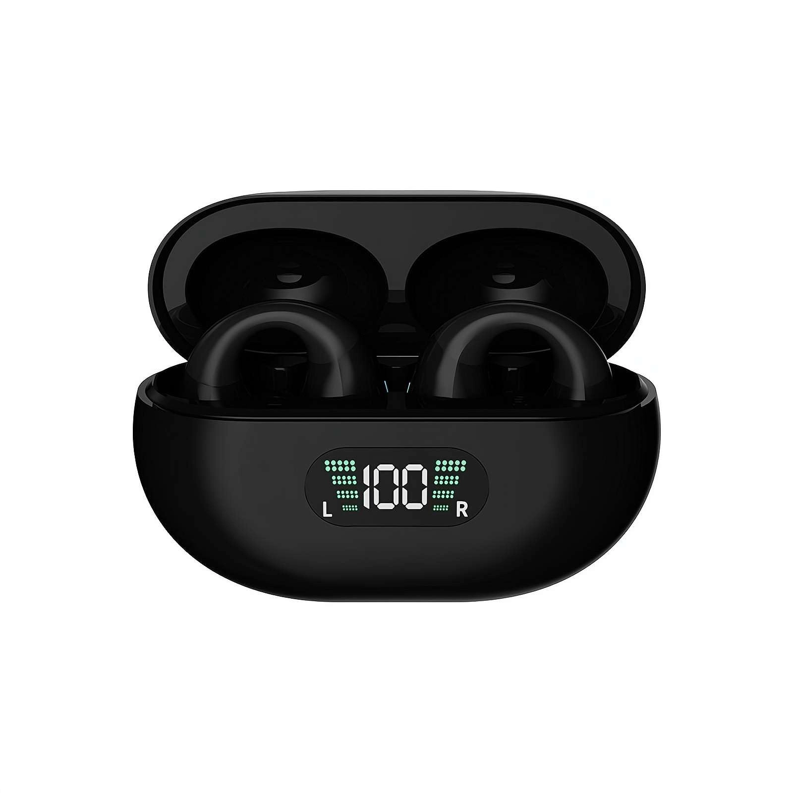 KKwercv Real Time Language Translator Earbuds - 3-in-1 Open-Ear Clip