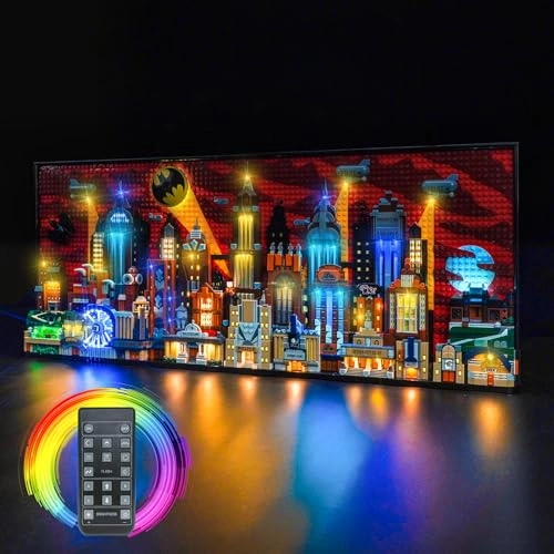 BrickBling Lighting Kit - Compatible with Lego Gotham City 76271 RC Version