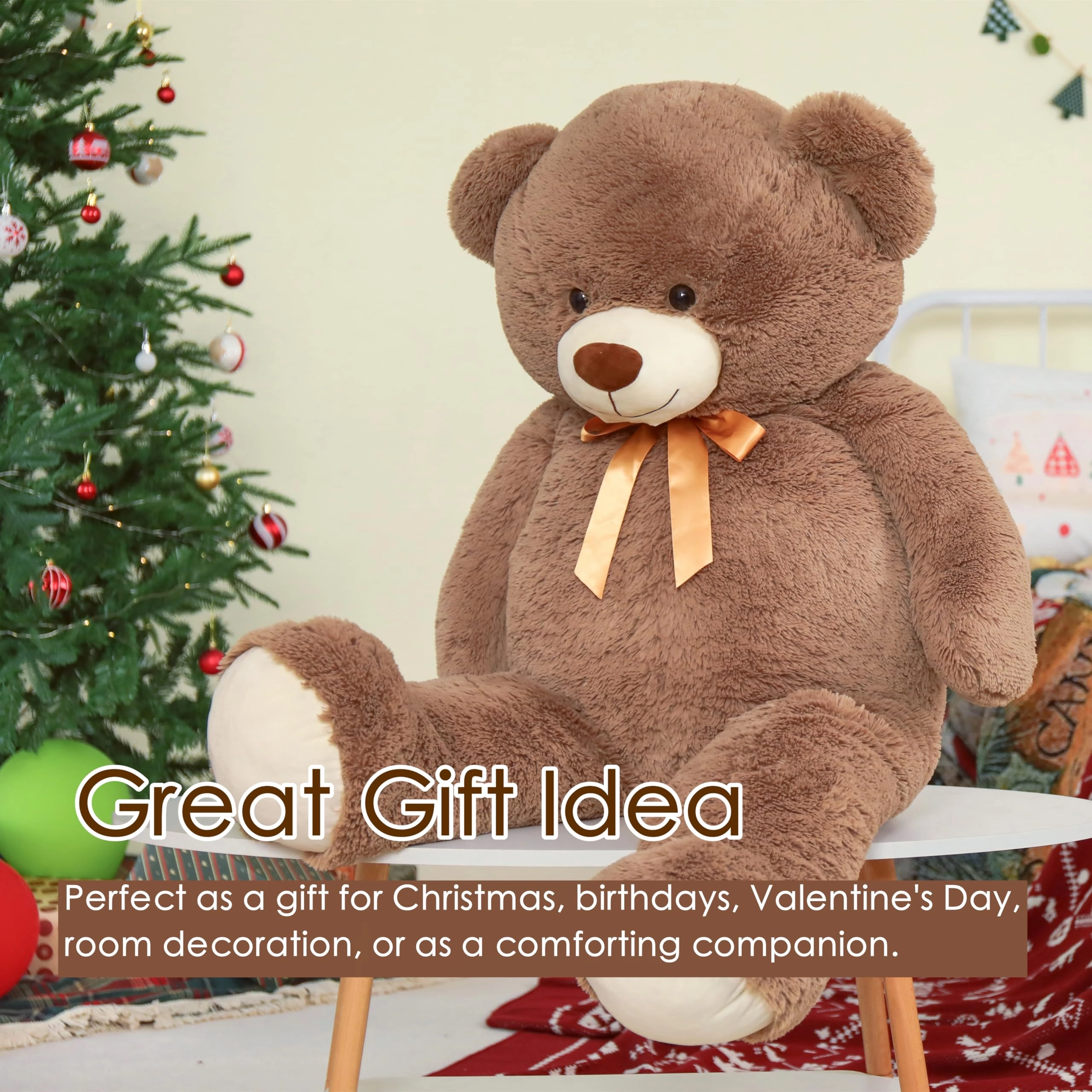 Teddy Bear - 52'' Dark Brown