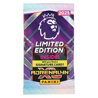 Premier League 2024/25 Adrenalyn XL Pocket Tin - 5 trading packets 2 LIMITED EDITION cards