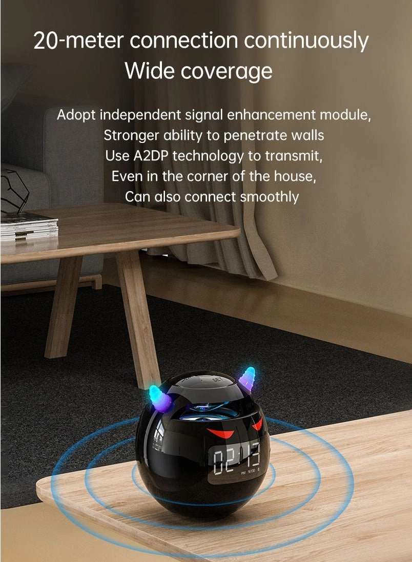 Bluetooth speaker clock