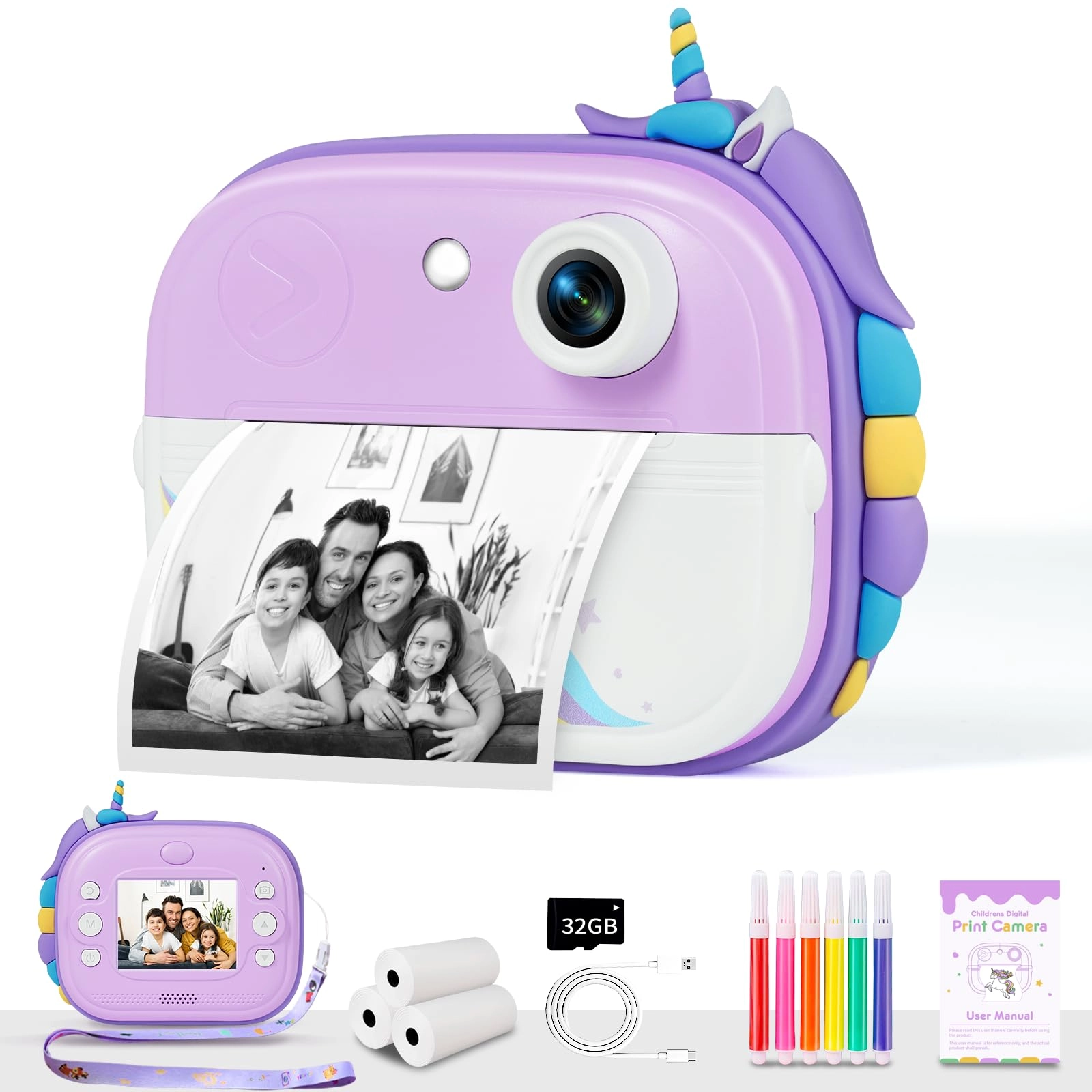 FAYOGOO Q9-3 - Instant Print 32GB
