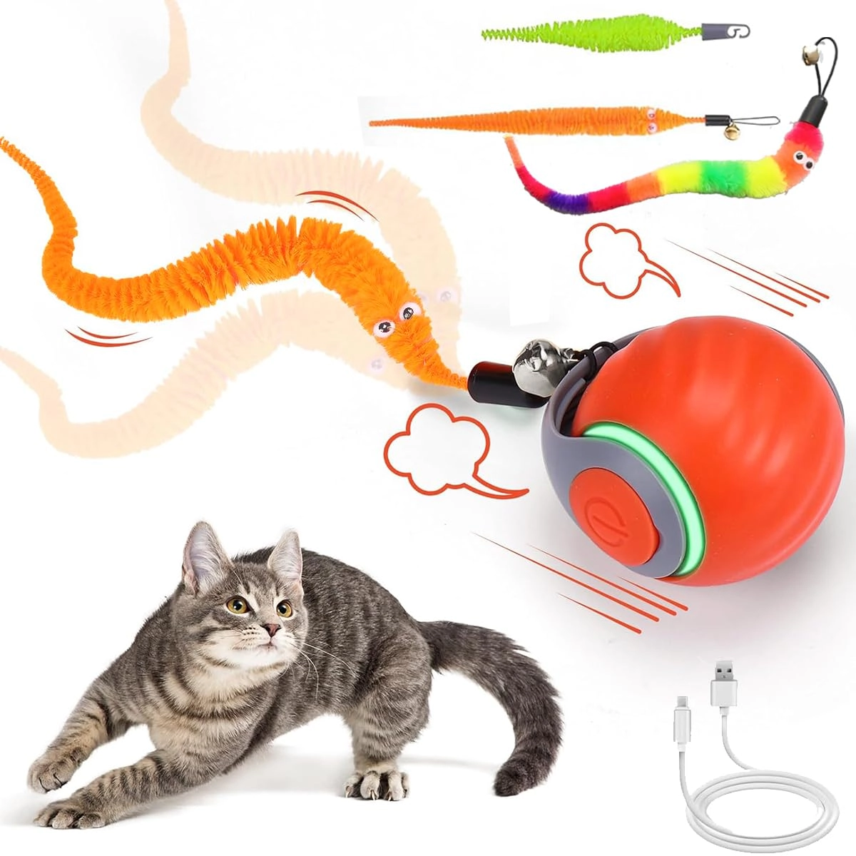 Muamos Cat Toy Smart Ball dmq-3