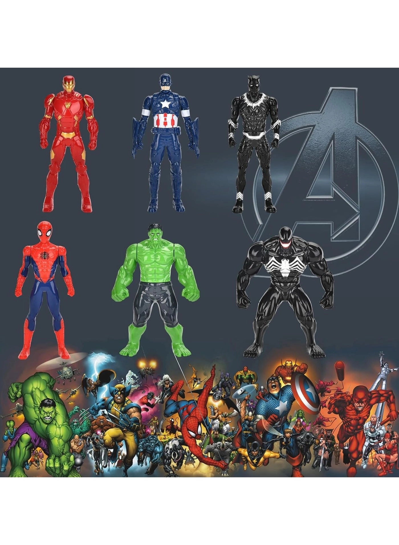 Super Hero Action Figure Set (4048) 6 pcs