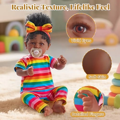 Reborn Baby Doll - 20 Inch Soft Body Ages 3+ Gift Set