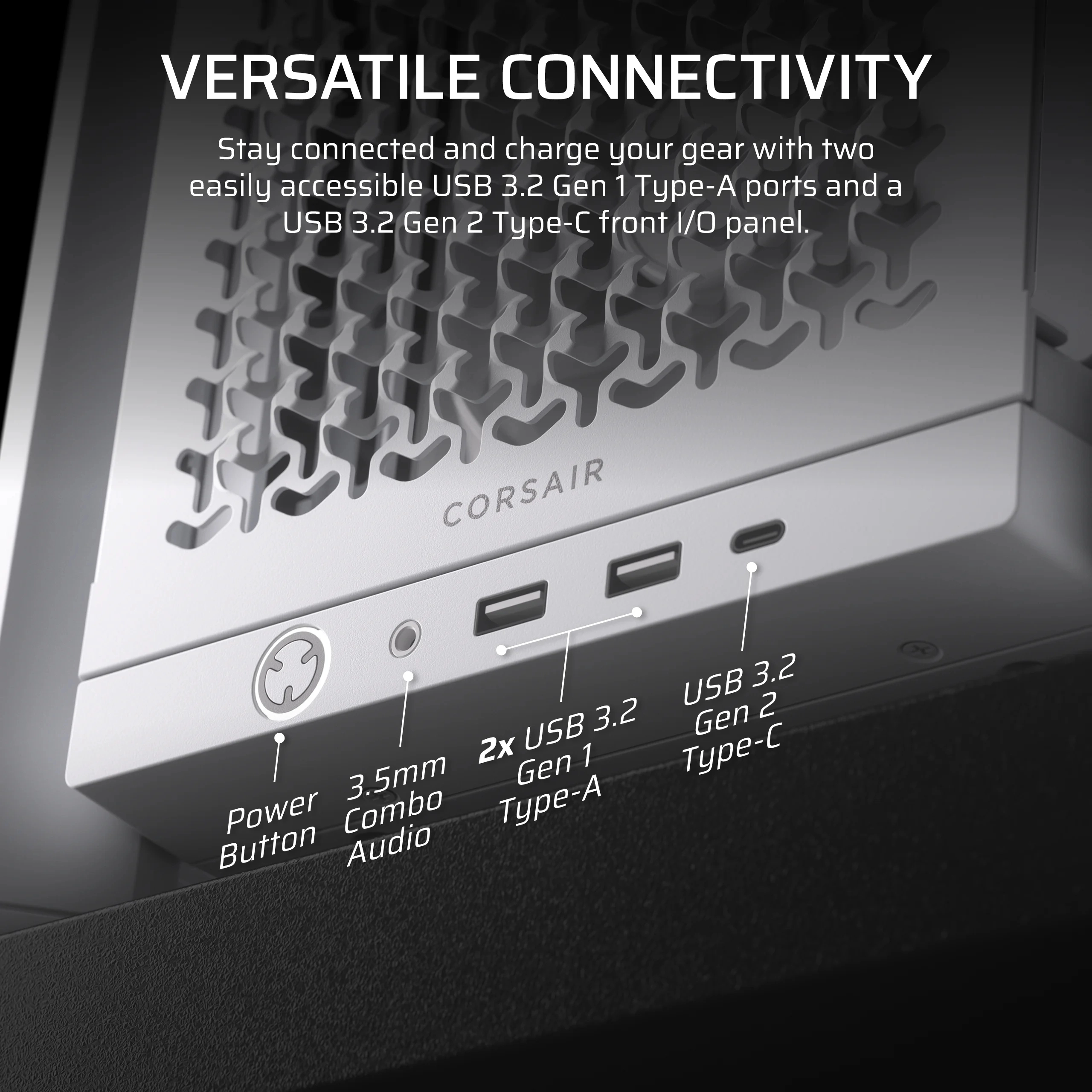 4000D Airflow - Tempered Glass Mid-Tower White