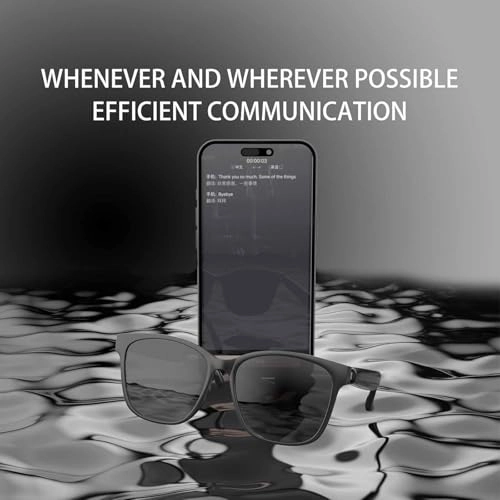 AI Translation Glasses - 134 languages IP65 waterproof Wireless calls